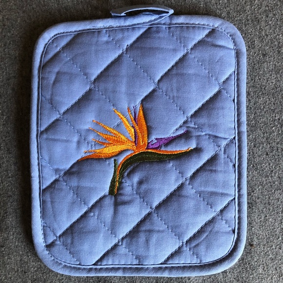 Bird of Paradise Pot Holder and Hand / Tea Towel Set - Picture 2 of 12